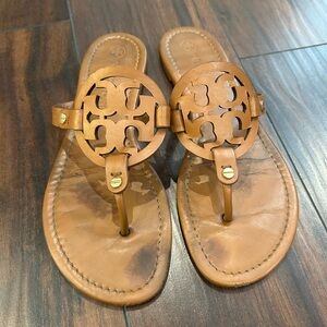 Tory Burch Tan Leather Sandals